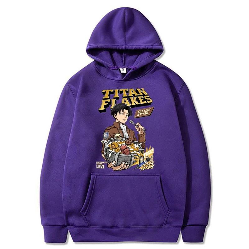 

Мужские и женские анимационные флисовые толстовки с капюшоном, унисекс-джерси, уличная одежда в стиле Харадзюку, весенний и осенний сезоны XS жёлтый/фиолетовый