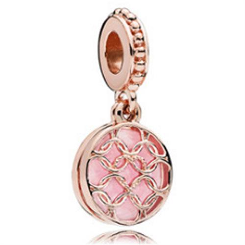 Popular Rose Gold Bracelet, Women'S Beads, Loose Beads, Beaded Pendant, Basic Fixed Buckle, Girlfriend Jewelry