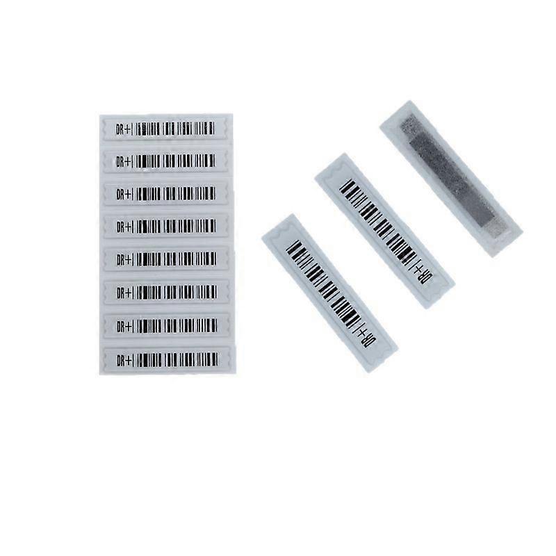 300 Stück DR-Klang-magnetische Diebstahlschutz-Magnetstreifen Stark haftende Klang-magnetische Weichetiketten Produkt-Diebstahlschutz-Aufkleber Produkt-Barcodes