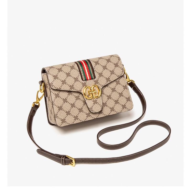VEZFAA Taschen Damentaschen 2023 Neuer Stil Trendige Vielseitige Mode Umhängetasche Damen Bedruckte Schultertasche Damen Kleine Quadratische