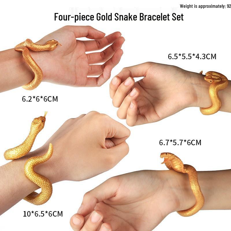 Large Snake Simulation Model - Giant Python & Cobra Children's Toy Ornament