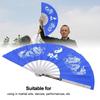Edelstahl Tai Chi Kampfkunst Kung Fu Tanz Praxis Training Leistung Fan Blau