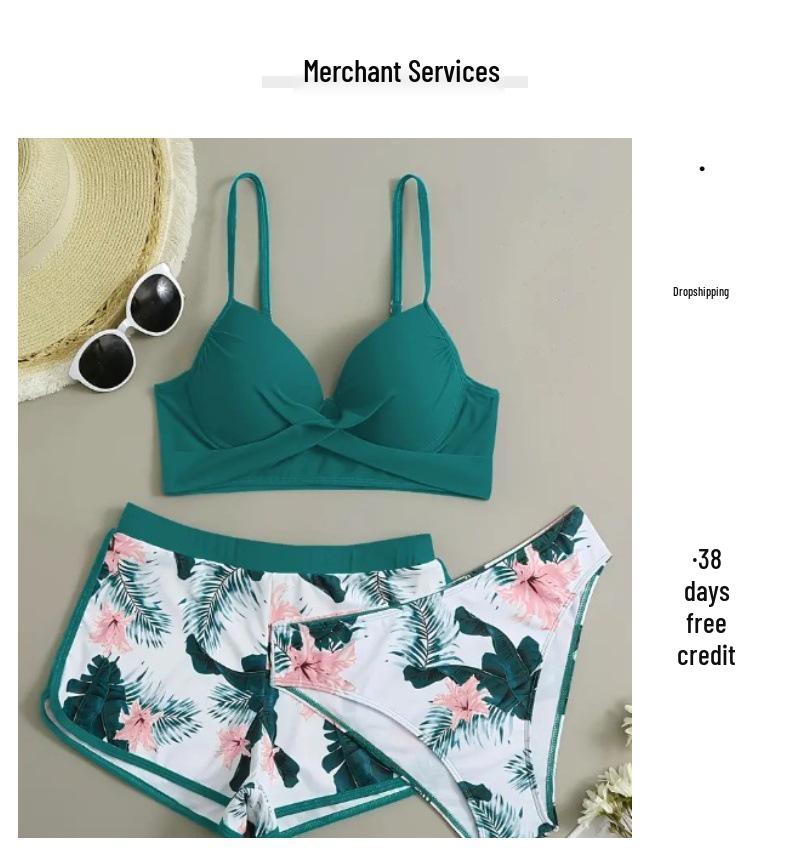 Women's Sexy Underwire Swimsuit Bikini - Cross-Border European & American Style