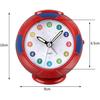 Analogue Talking Clock Silent Non Ticking Analog Alarm Clock, Time Teaching Design With Football Shape Desk Clock And Clear Clock Face, EasyRead For C