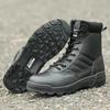 FashionBlack Tactical Breathable Boots Men Special Desert Combat Boots Outdoor Hiking Boots Ankle Shoes Men Work Safty Shoes