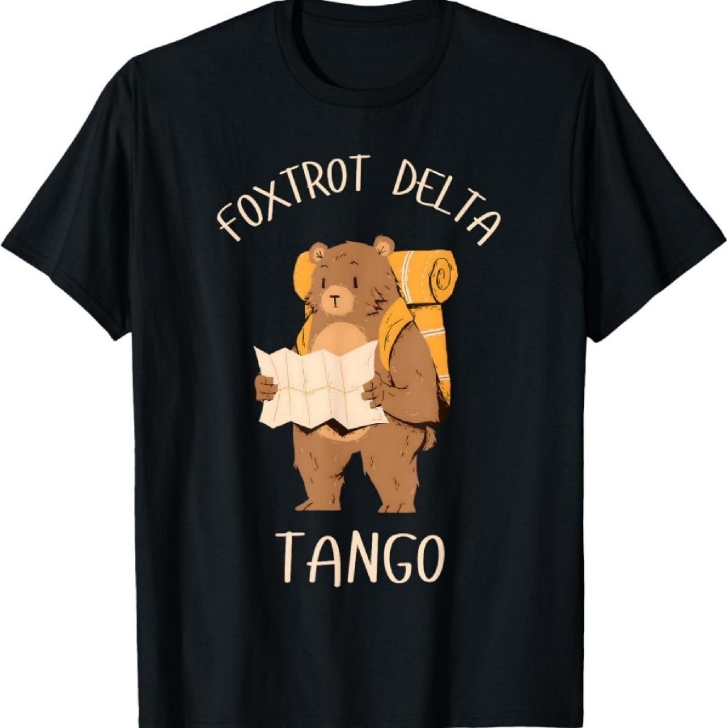 

Resist Bear Funny Bear Foxtrots Deltas Tangos Funny Bear T-Shirt XXXXXL чёрный