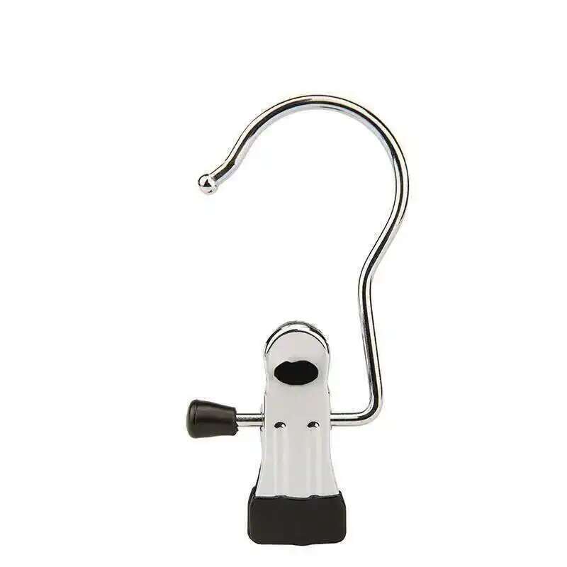 

Stainless Steel Clothes Hooks Peg Portable Hanging Clothes Rails Clips Clothespins Socks Underwear Shoes Drying Rack