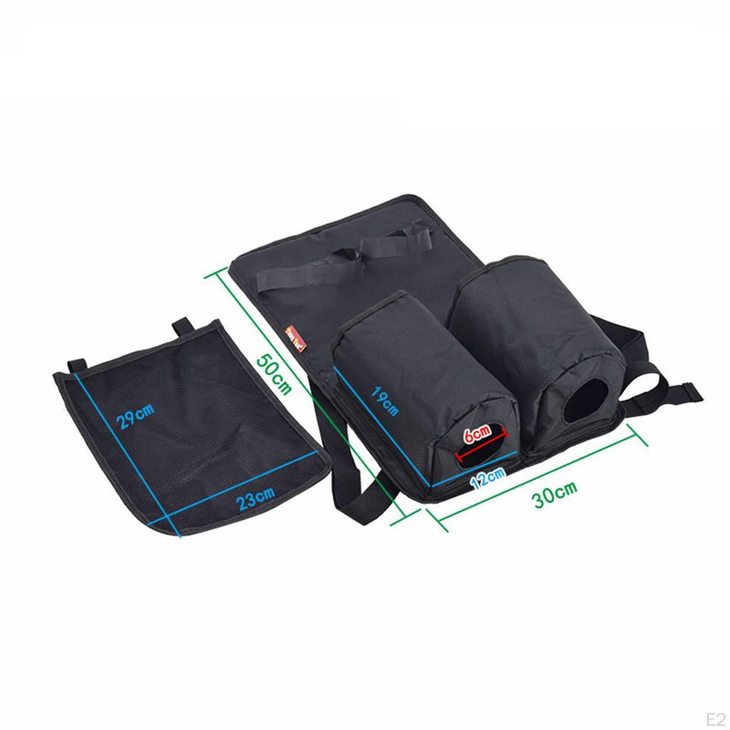 2 Bottle Wine Carrier Tote Gift Protective Portable Beer Travel Bag Carrying Case for Parties