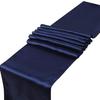 Runner da Tavolo Fasce Elegante Tinta Unita Raso Copritavolo per Casa Matrimonio Banchetto Festa Festival Catering Decorazione Tavolo MYY