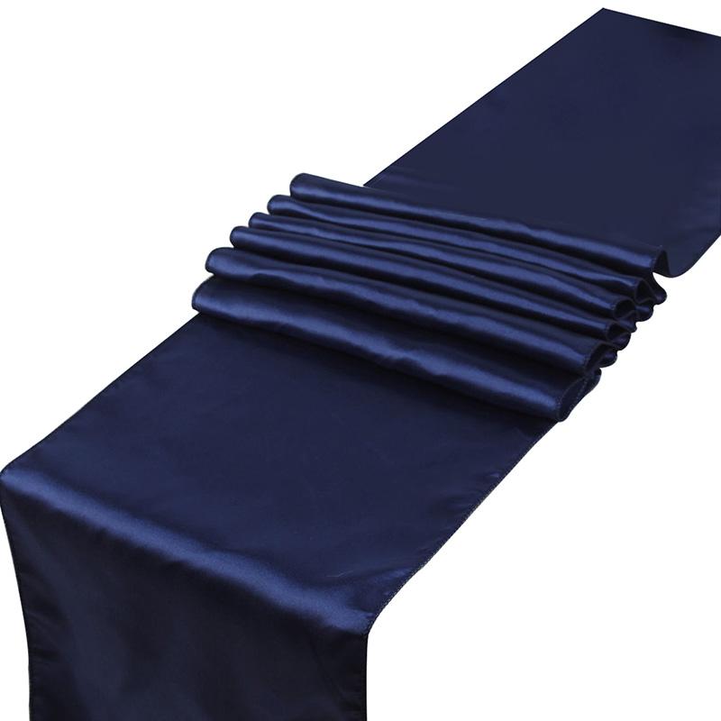 Runner da Tavolo Fasce Elegante Tinta Unita Raso Copritavolo per Casa Matrimonio Banchetto Festa Festival Catering Decorazione Tavolo MYY