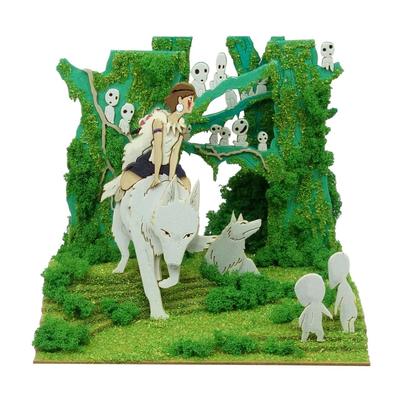 OJOP Sankei Studio Ghibli Mini Princess Mononoke Forest of Spirits Paper Craft MP07-138