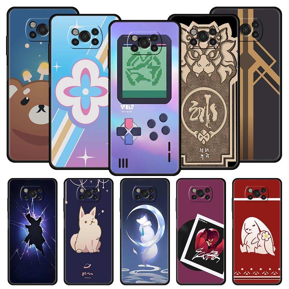 Honkai Star Rail Spiel Gleicher Stil Handyhülle Für Für Xiaomi Poco X6 X5 Pro X4 X3 NFC F5 Pro F4 F3 GT M5 M4 Pro 5G M3 C51 Hülle