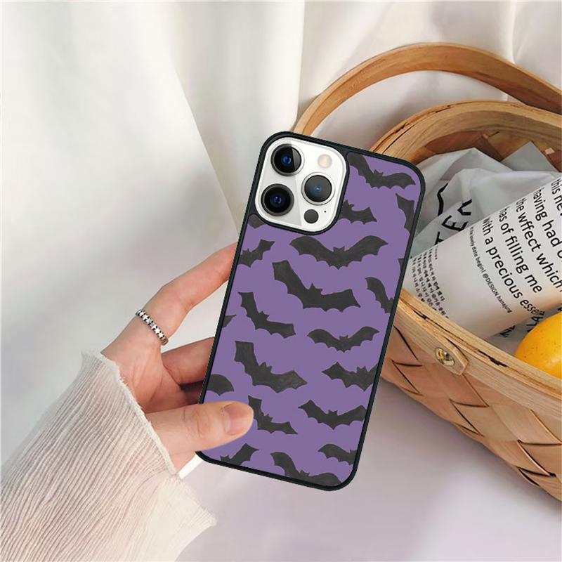 Goth Vampire Bat Gothic Celular Mobile Smartphone Cases For iPhone 17 Air 16e 15 14 12 13 11 Pro MAX Plus Fundas