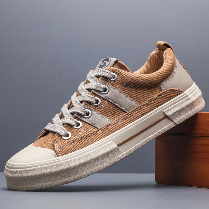 

Fashion Men s Fashion Lace Up Sneakers Breathable Flats Comfortable Casual Board Shoes Lightweight Walking Sport Shoes for Men SS25845 38 коричневый