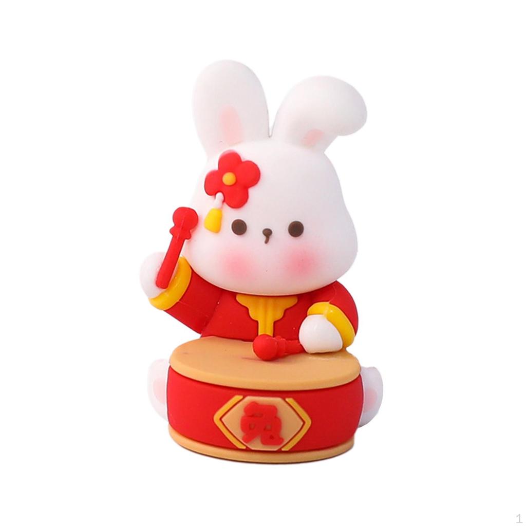 Cute Miniature Figures Statue Art Sculpture Crafts for Home Shelf Living Room Decor Car Dashboard