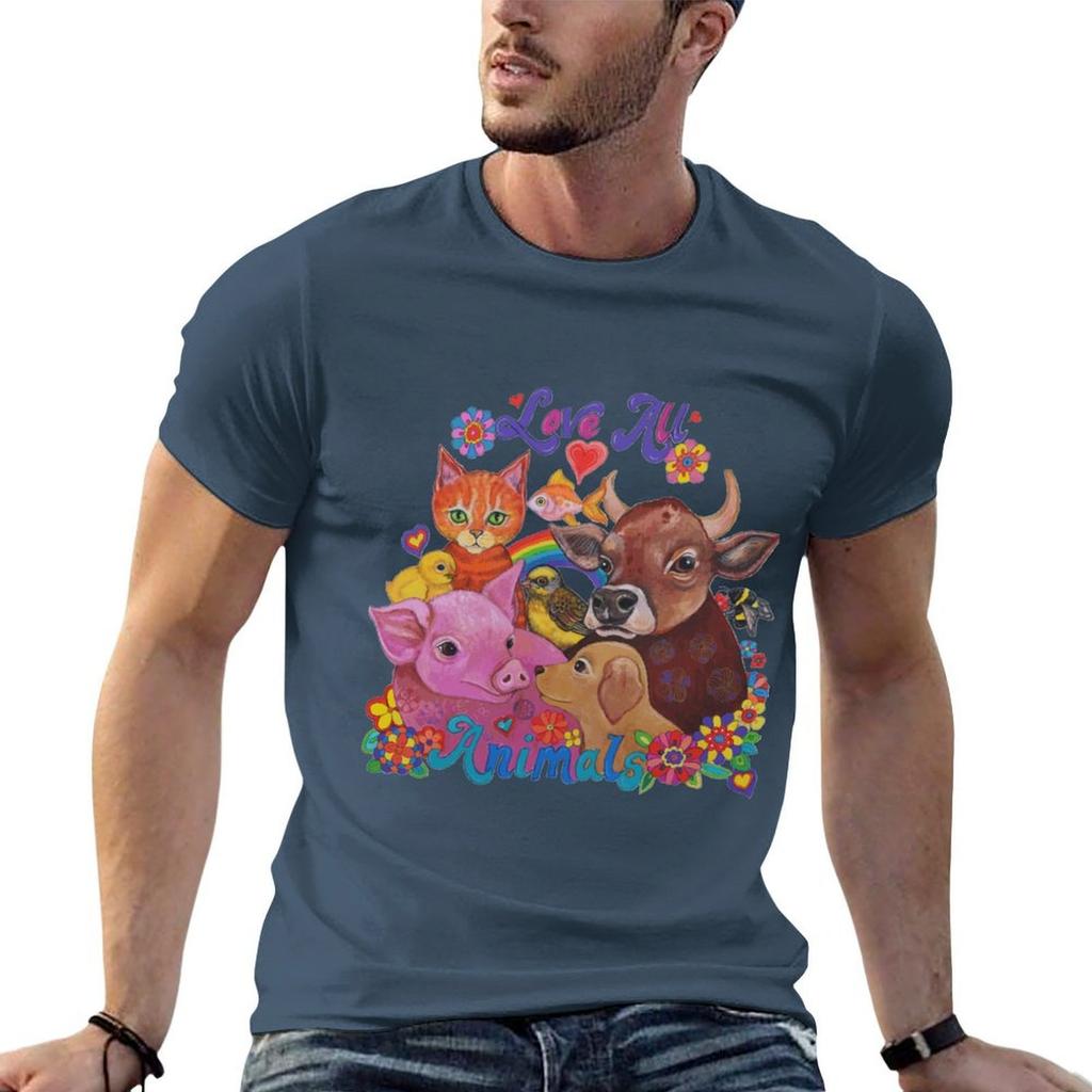 Love All Animals Tshirt Holiday Party Tee Shirt
