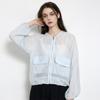 CreSSon Men S Airy Sheer Pocket blouSon Jacket