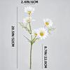 5 Heads Artificial Daisy Flower, Realistic Faux Floral Design, For Living Room Bedroom Tabletop Home Decoration, Decor Supplies