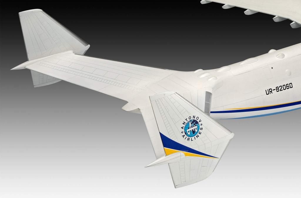 Nemecká úroveň Antonov Mriya veľké dopravné lietadlo plastový model 04958 1/144 An-225