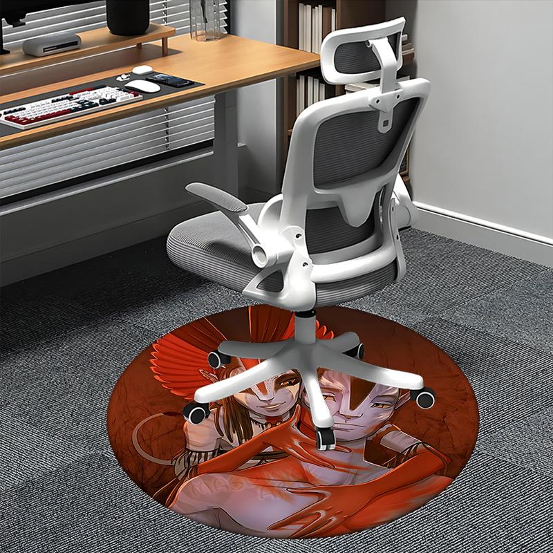 

Avatar Inspired Chair Mat Round Carpet for Home Decor, Office Use, and Gifts0250b 80cm by 80cm