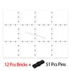 Wholesale 16X16 Pixel Art Building Blocks Bottom Plate 65803 Bricks Baseplate Part Compatible 31212 21333 98138 Pixel Toys Gifts