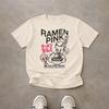 Ramen Pink T-Shirt | Japanese Shirt | Tokyo Food Tee | Retro Japan Graphic T-Shirt