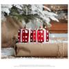2Pcs Christmas Tree Decorations Santa Claus Ice Cream Snowman House Star Crutch Boots Ornaments Christmas Ornaments Pendant