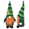 2pcs Gnomes Plush Representing Good Luck Expressing ST Patricks Day Feeling Irish Green Gnome