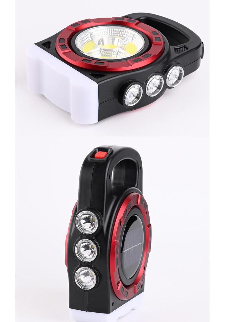 Multifunctional Solar USB Rechargeable Portable Lamp for Night Fishing and Camping