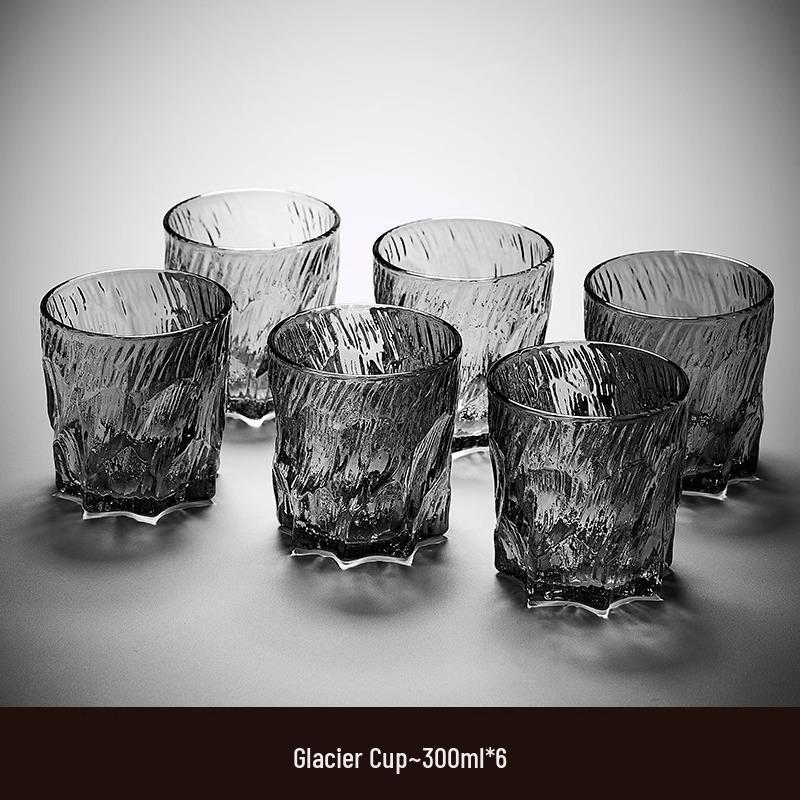 Mystic Ice Luxury Whiskey Glass - Creative Retro Rock Cup
