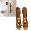 2Pcs Set European Style Antique Zinc Alloy Door Pull Handle Cabinet Hardware Accessory