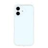 For iPhone 16 Plus Case Cat Ear Design TPU + Acrylic Clear Phone Back Cover