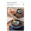Japanese Matcha Tea Set Safe Bamboo Whisk Teaspoon Tea Sets Matcha Bowl Matcha Whisk Holder for Tea Lovers Tea-Making Tools