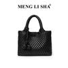 Borsa a Mano Intrecciata in Morbida Pelle di Nicchia Madre-Figlia per Donna - Borsa Tote alla Moda a Spalla Singola e Crossbody