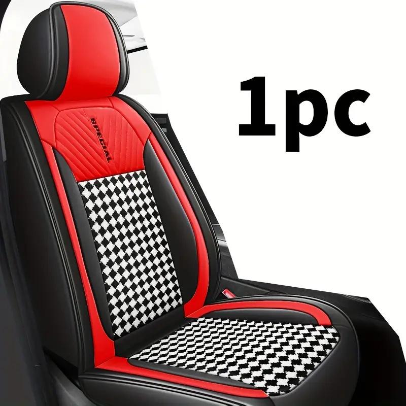 

Полный комплект чехлов на автомобильные сиденья (Фронт ) Универсальное 1 шт. Сиденье – Водонепроницаемая ПУ, совместимая с подушками безопасности, удобная установка, защита с полным покрытием для легковых автомобилей и внедорожников
