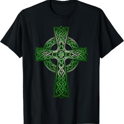Camiseta Cruz Celta Irlandesa Nudo Cristiano Santísima Trinidad Celta Escocés