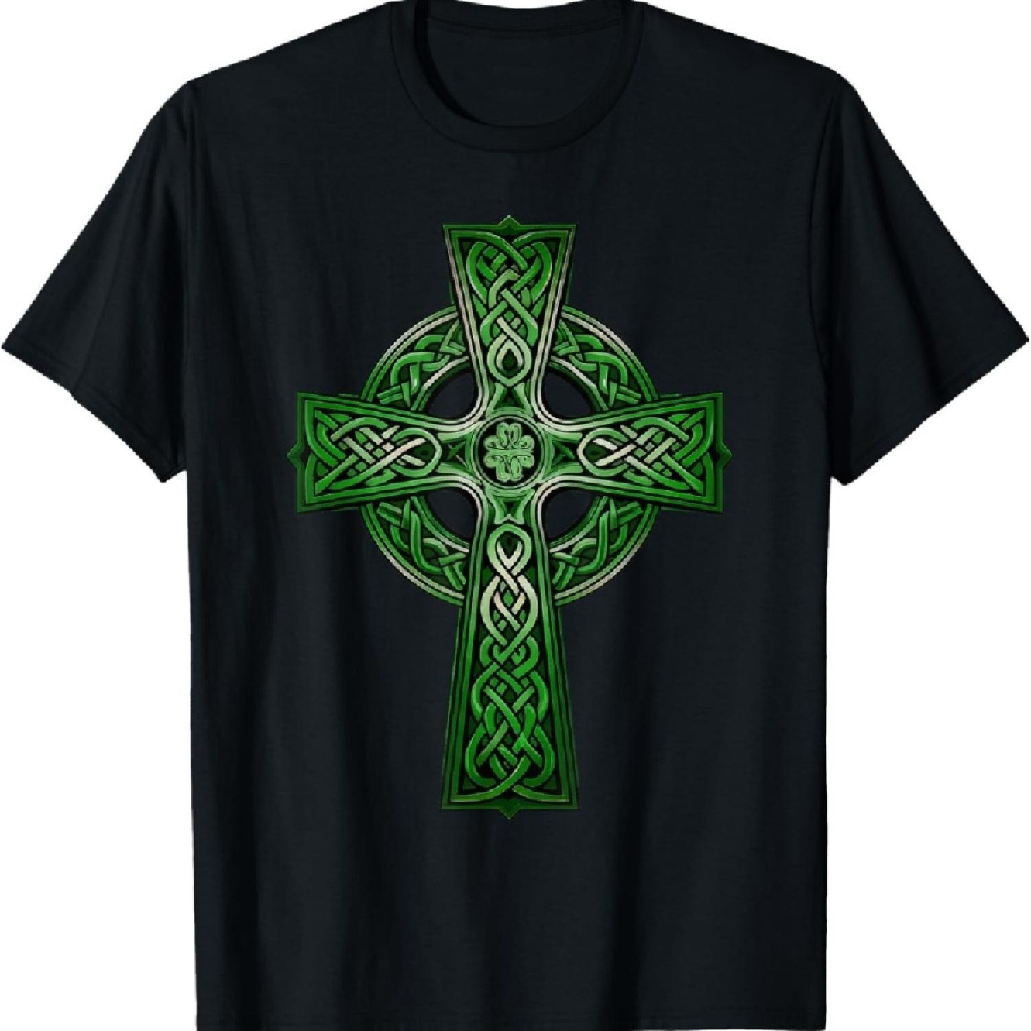 

Irish Celtic Cross Knot Christian Holy Trinity Scottish Celt T-Shirt XXXXXL чёрный