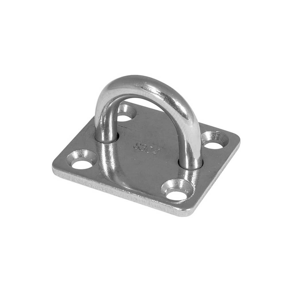 RVS Rechthoekige Basis Oogplaat 6mm