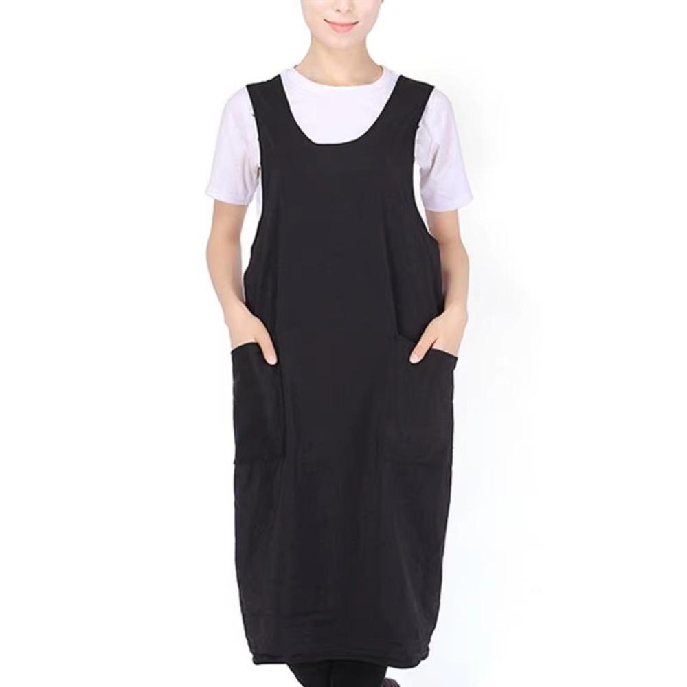 Professional Barber Shop Work Clothes with Pockets Cross Hairdressing Apron  Hairstylist