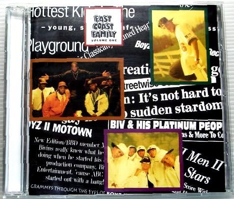 CD EAST COAST FAMILY, BOYZ II MEN, MC  - East Coast Family Vol.1  POCT1024 Japan ObiMusic Others Used