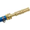 Solid Brass 4 Inch Garden Spray Nozzle with Adjustable Wring for Custom Water Flow Designed for Use with Standard Garden Hoses