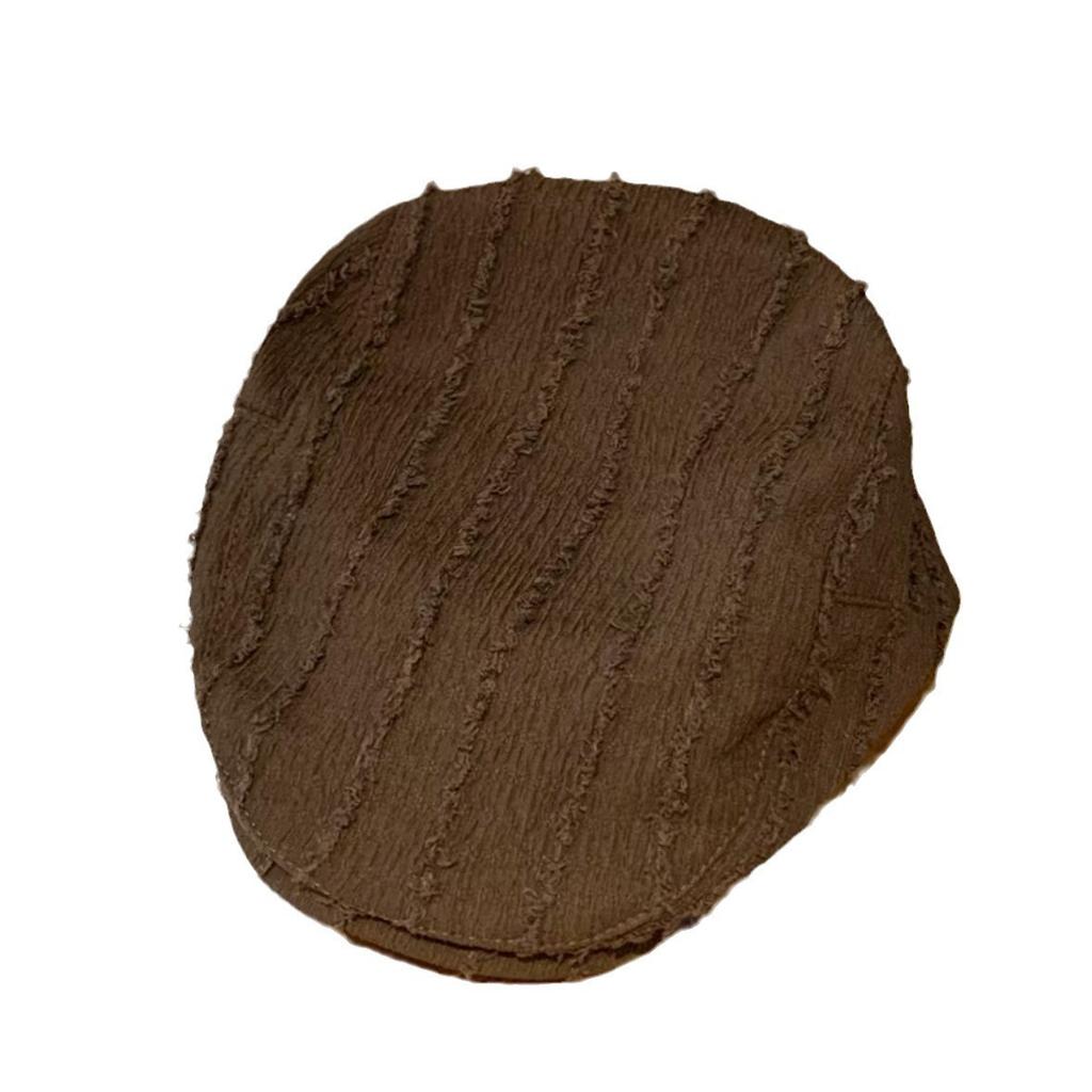 Japanese Retro Solid Color Striped Beret Women's Spring and Summer Literary Retro Versatile Face Showing Small Thin Newspaper Boy's Baseball Cap