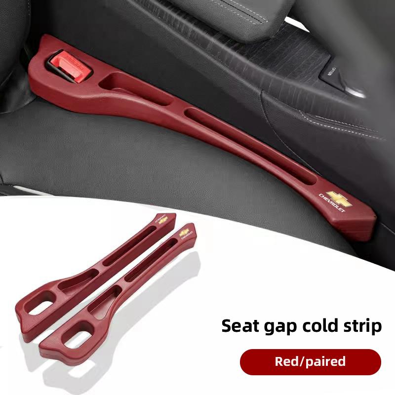 2Pcs Car Seat Gap Filler Strip Auto Key Phone Storage Accessories For Chevrolet Cruze Sonic Silverado Corvette Trax Z71 Sail SS  NS6