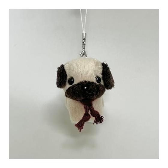 Fontaine Strap Pug Plush Toy 38026