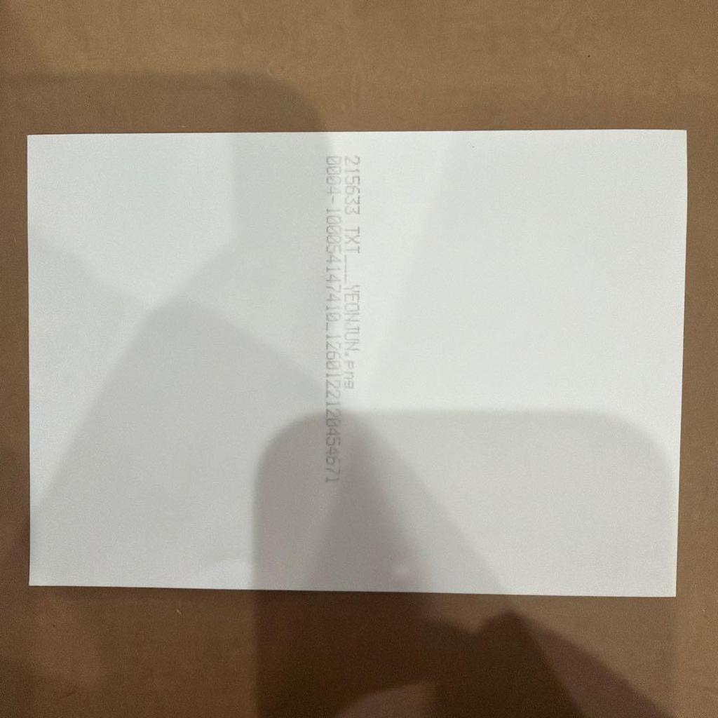 Used TOMORROW X TOGETHER YEONJUN photocard