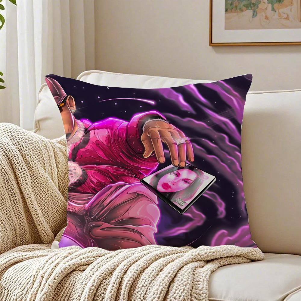 O-Omar Courtz Trendy Idol Cushion Cover Pillowcase Anti-Dustmite Living Room Sofa Decor Cushion Room