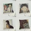 Anime A S-Silents-Voices Pillow Case Cushion Cover Soft Cute Throw Pillow Case For Car Sofa Pillowcase Polyester With Zipper