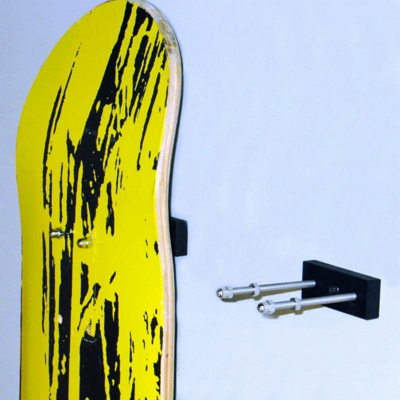 Skateboard Wall Mount Hanger Horizontal Skateboard Storage Rack Skateboard Hooks Hanger with Screws for Skateboard Deck