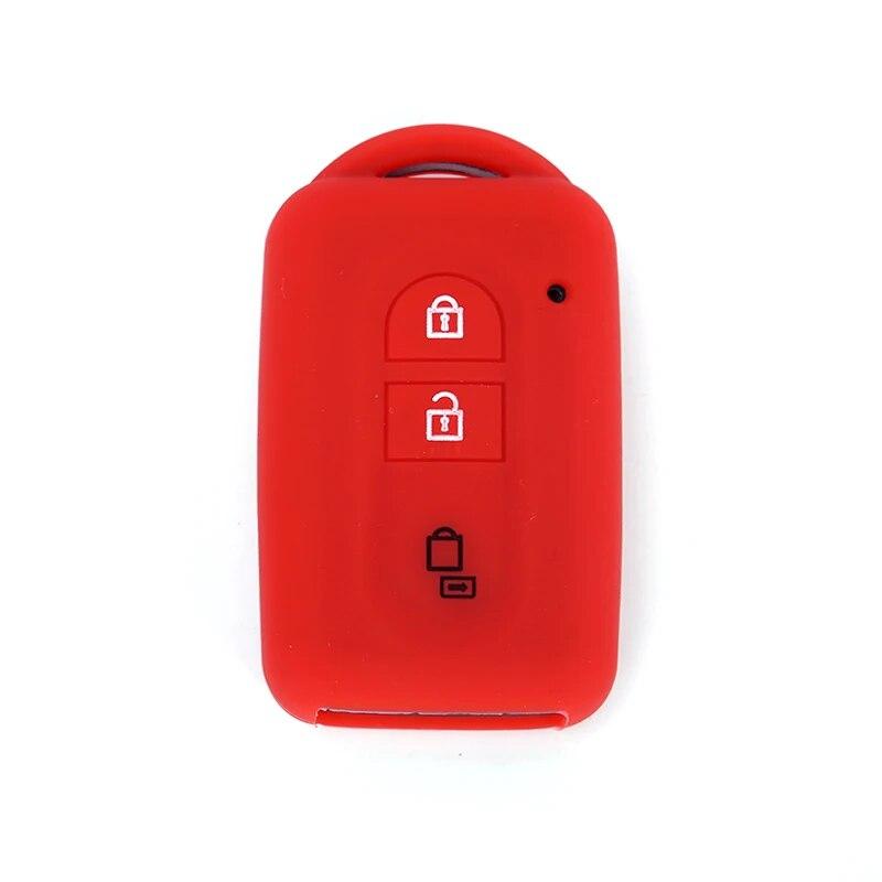 Silikon Bilnøkkeldeksel Etui Skall For Nissan Duke Juke Micra Qashqai X-Trail T31 Navara Tiida Pathfinder