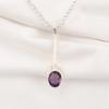 Amethyst Pendant Gemstone Jewelry, 925 Solid Sterling Silver Pendant, Gift For Women Handmade Pendant